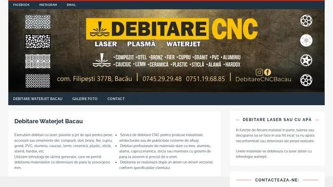 Debitare Laser, Plasma, Waterjet Bacau – Debitare CNC laser, plasma si waterjet