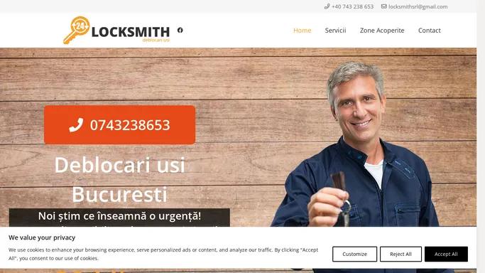 Deblocari Usi | Locksmith SRL