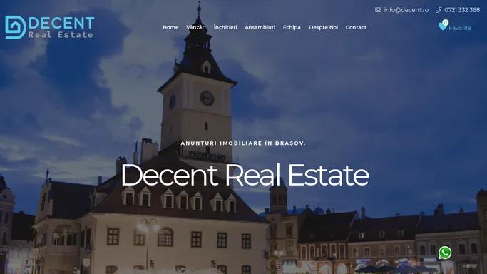 Agentia imobiliara Decent Imobiliare Brasov