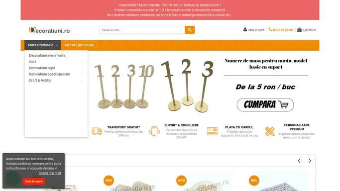 Decoratiuni - Cadouri personalizate - Stickere decorative