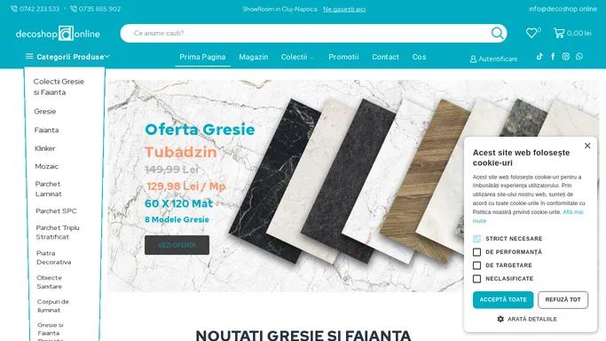 Gresie, Faianta Si Parchet De Calitate La Decoshop.online