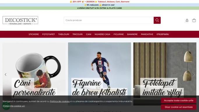 Decostick - Magazin Stickere Decorative, Autocolante si Tablouri Canvas