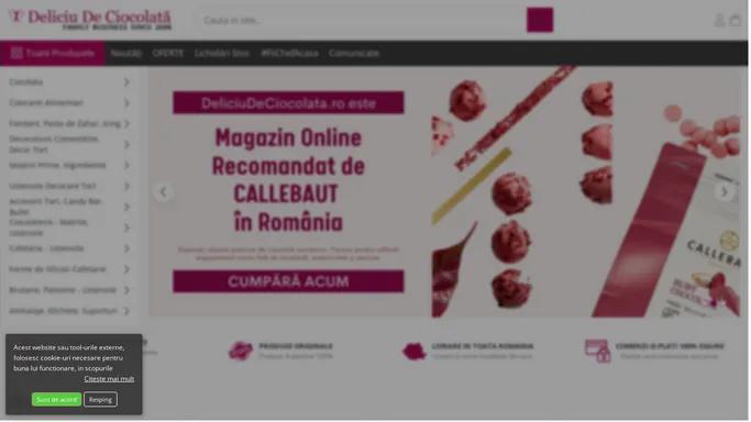 DeliciuDeCiocolata.ro - Totul pentru Dulciuri
