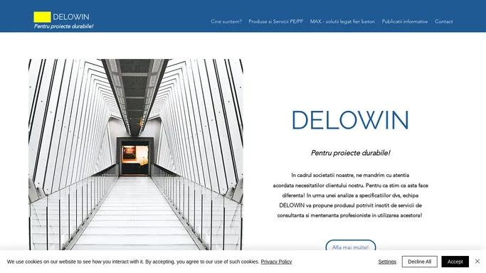 DELOWIN produse polipropilena / polietilena si legat fier beton | Romania