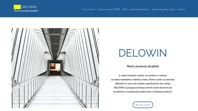 DELOWIN produse polipropilena / polietilena si legat fier beton | Romania