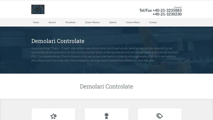 Demolari Controlate | demolari controlate