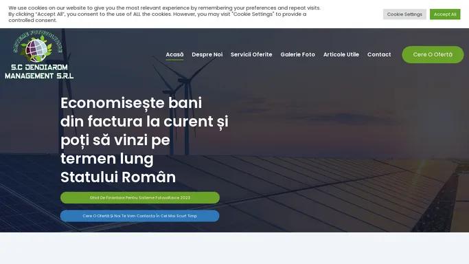 Panouri fotovoltaice Satu Mare, panouri solare Satu Mare - Dendiarom