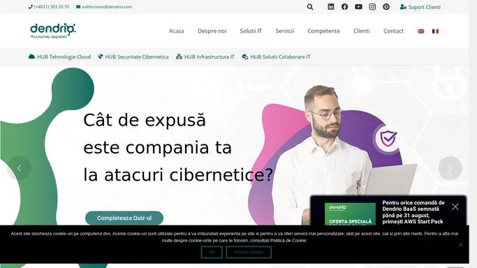 Dendrio: Integrator solutii si servicii IT - Your Journey. Upgraded!
