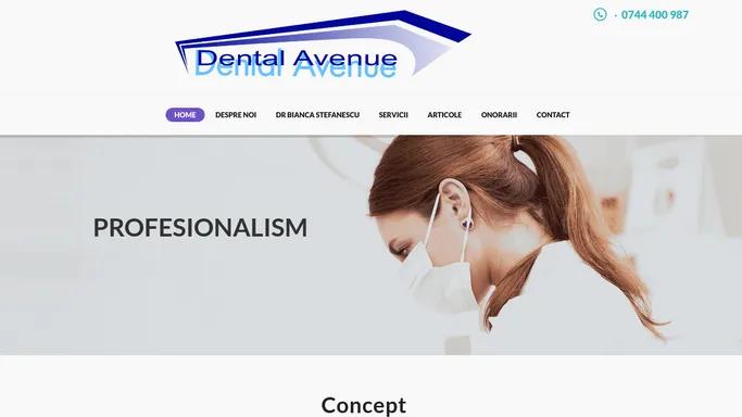 Dental Avenue – Implantologie si Chirurgie Orala. Estetica dento-faciala.