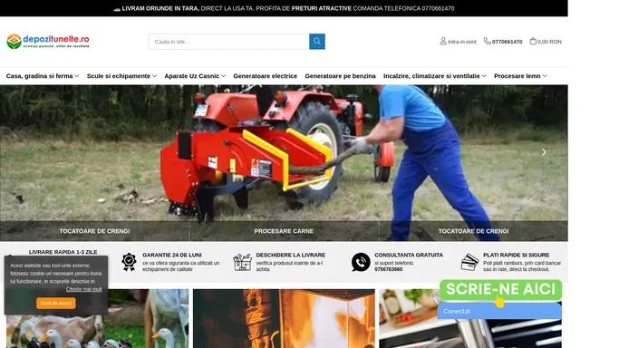 DepozitUnelte.ro - Magazin de scule, unelte si utilaje agricole