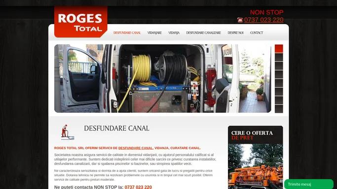 Desfundare canal | Vidanjare - 0735.194.699