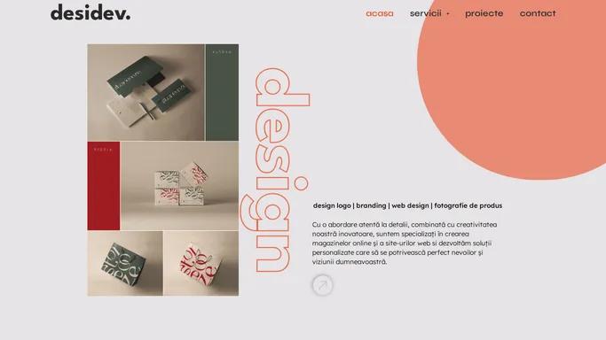 Desidev | Dezvoltare website de prezentare si magazin online