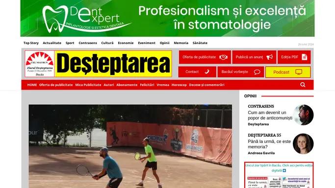 Desteptarea - Desteptarea.ro - Liderul presei bacauane