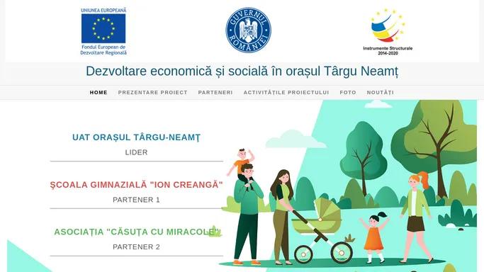 Dezvoltare economica si sociala in orasul Targu Neamt – Dezvoltare economica si sociala in orasul Targu Neamt