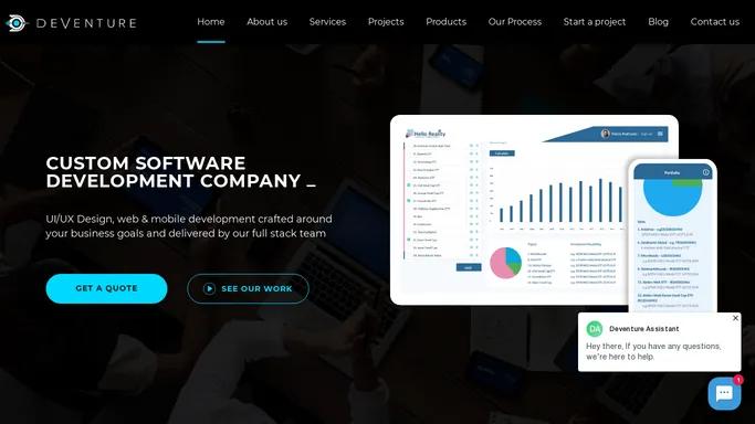 Custom software development company | Deventure