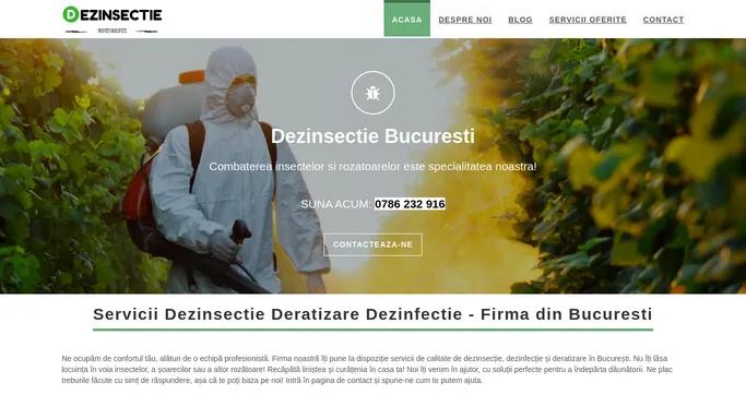 Servicii Dezinsectie Deratizare Dezinfectie - Firma din Bucuresti