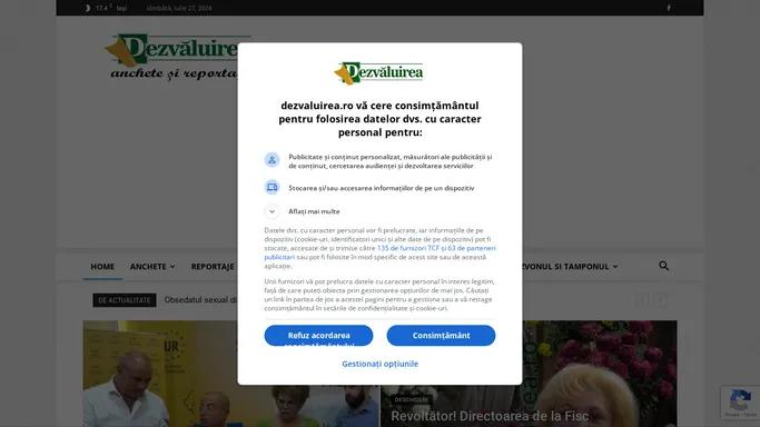 Dezvaluirea - cele mai bune anchete si reportaje din mediul online