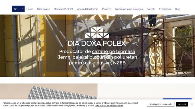 Materiale pentru case pasive | Dia Doxa Folex | Romania