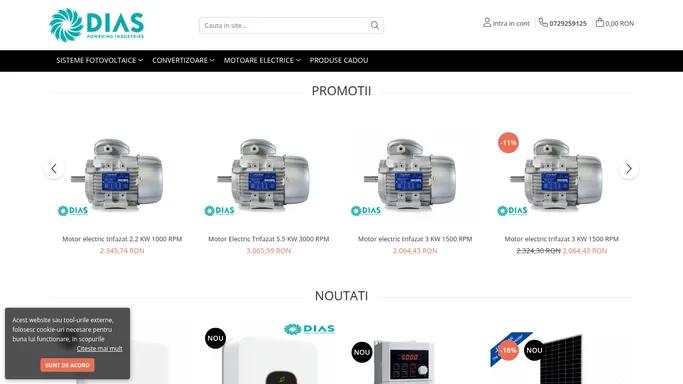Motoare electrice si Convertizoare | Dias.ro