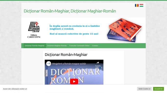 Dictionar Roman-Maghiar, Dictionar Maghiar-Roman