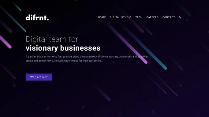 Difrnt - A new type of digital partner - Romanian Digital Agency