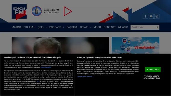 Digi FM - cea mai tare combinatie de muzica, stiri si entertainment