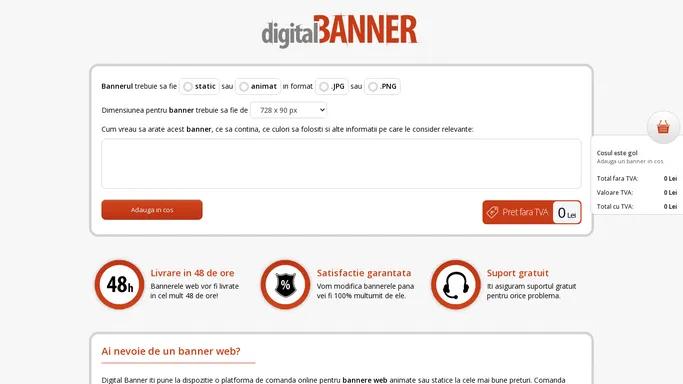 Banner HTML5 | Banner Web | Banner Animat | DigitalBanner.ro