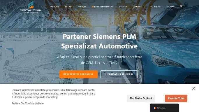 Digital Twin - Partenerul Siemens PLM specializat automotive