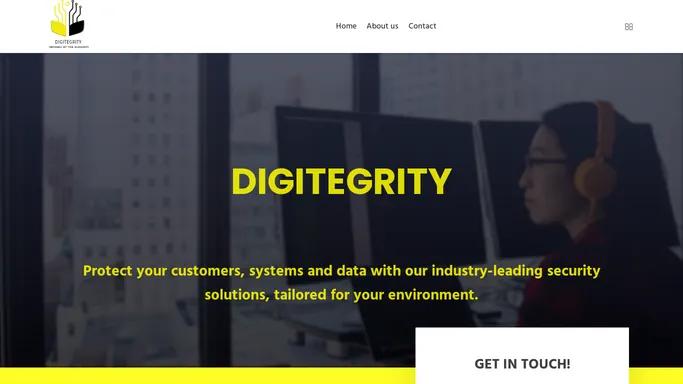 Digitegrity – Infosec at the highest! - Digitegrity