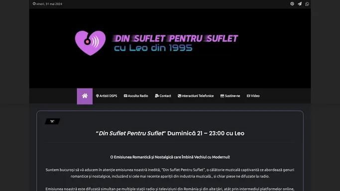 Din Suflet Pentru Suflet – Live Duminica 21 – 23:00