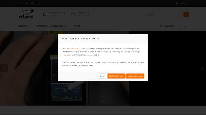 Sisteme supraveghere, retelistica, wireless, TV, satelit, antene, cabluri - DIPOL