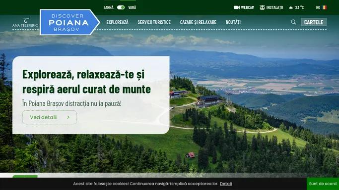 Descopera Poiana Brasov - Ana Teleferic Poiana Brasov - Telegondola Poiana Brasov