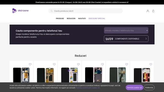 Ecrane telefoane mobile iPhone - Samsung - Huawei - Distrizone.ro