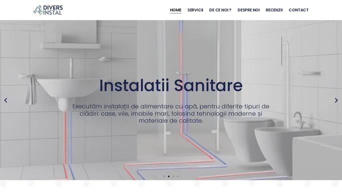 DiversInstal – Instalatii Sanitare Electrice Frigotehnice