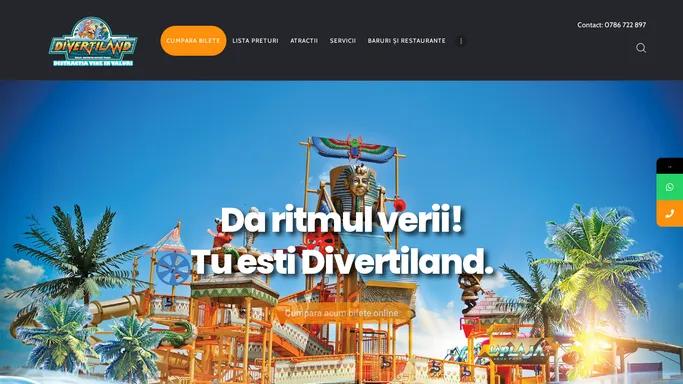 Divertiland Water Park - Parc Acvatic Bucuresti - Destinatia ta de vara