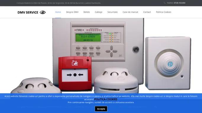 DMV SERVICE: Executii retele | Instalare fibra optica | Sisteme de securitate