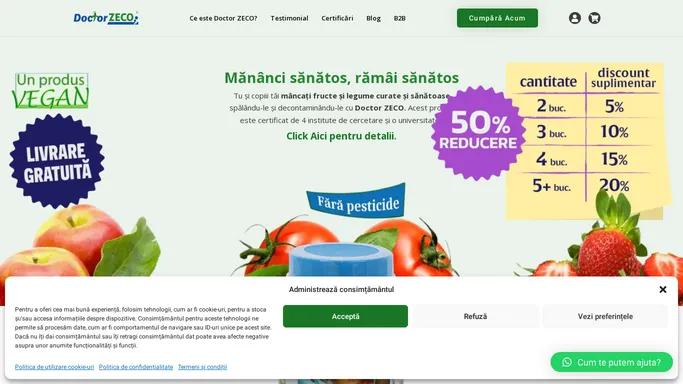 Mananci sanatos, ramai sanatos | Doctor ZECO