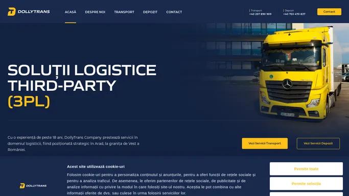 DollyTrans - Solutii logistice - Transport intern si international