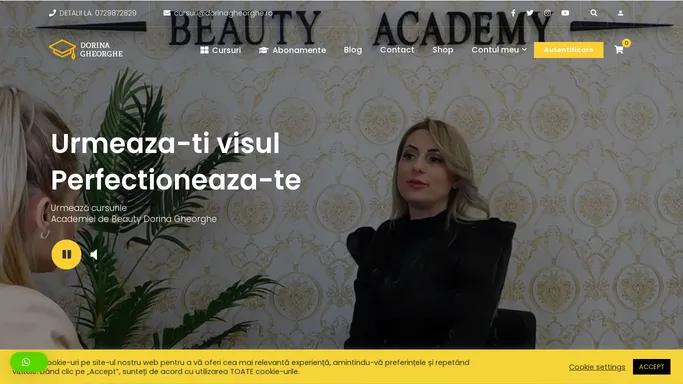 Cursuri online la Academia de Beauty Dorina Gheorghe