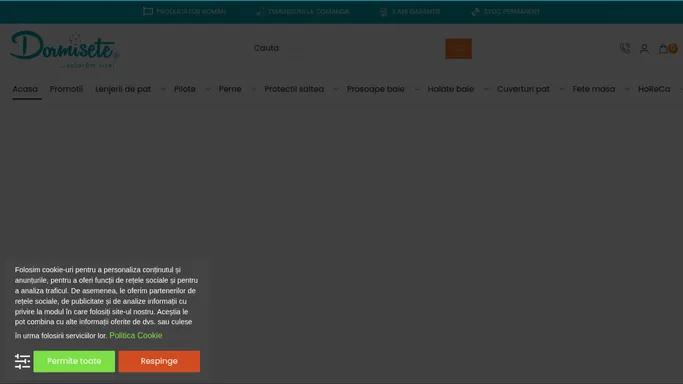 Producator lenjerii de pat pentru casa,hotel| Dormisete.ro