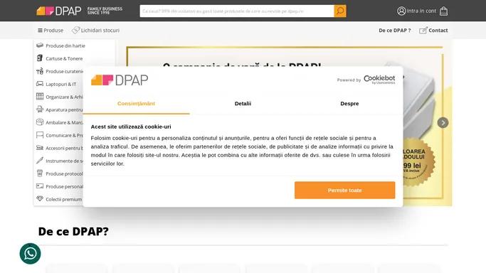 DPAP - Platforma dedicata companiilor