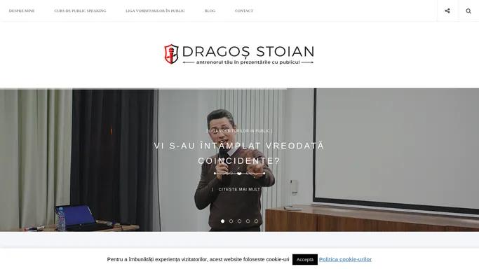 Dragos Stoian - Public speaking pentru lideri - Castiga incredere prin Public Speaking