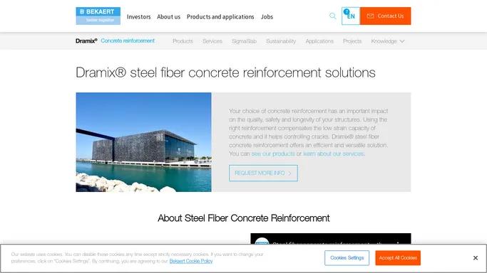 Dramix® steel fiber concrete reinforcement solutions - Bekaert.com