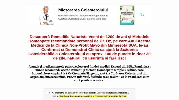 Ghidul Micsorarea Colesterolului – Remedii Naturiste si Metode Homeopate pentru Curatarea Colesterolului — Tratament Colesterol Marit