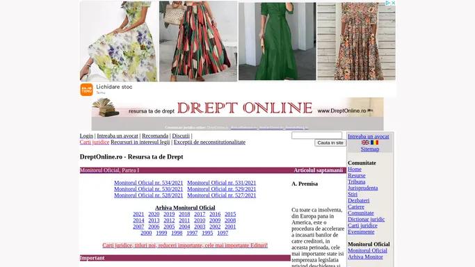 Drept Online :: Resursa ta de drept