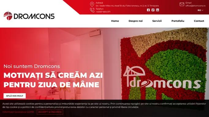 Proiectare drumuri, poduri si topografie - Dromcons