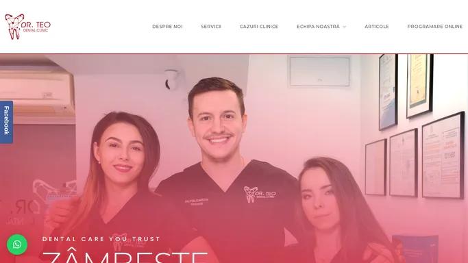 Dr. Teo Dental Clinic Iasi – Dental care you trust