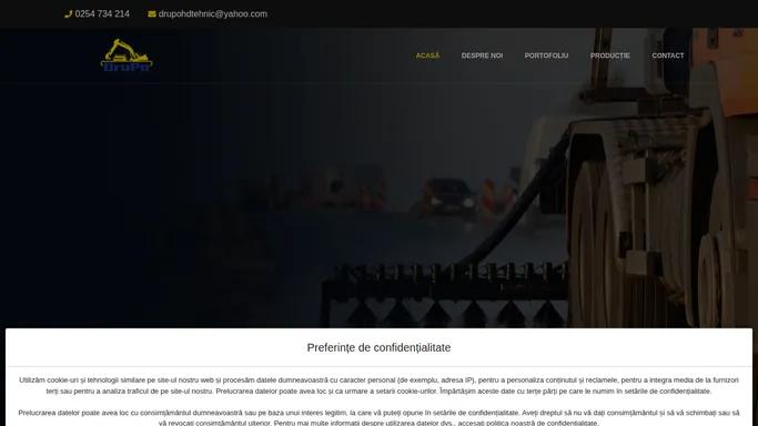 DRUPO SRL - Constructii de Drumuri si Poduri