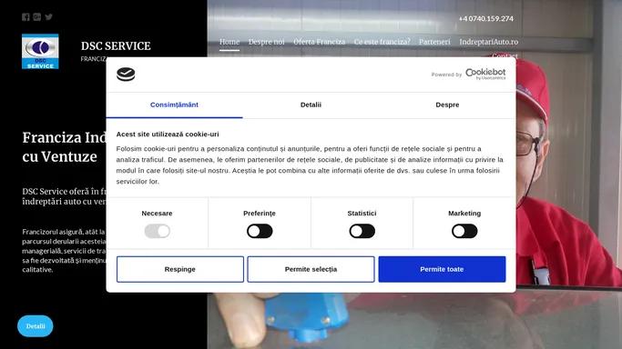 FRANCIZA DSC Service | Indreptari auto cu ventuze