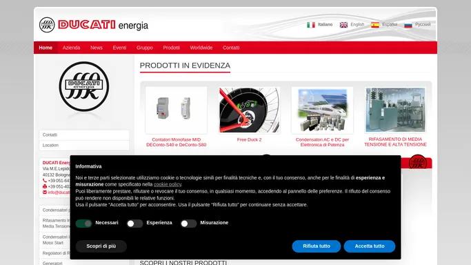 Ducati Energia - Home